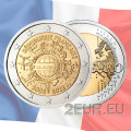 Francia 2 euros UNC 2012 - 10 años de efectivo en euros por 5.50 € ✅