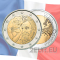 Francia 2 euros UNC 2017 - Centenario de la muerte de Auguste Rodin por 5.00 € ✅