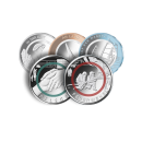 10 EURO UNC COINS