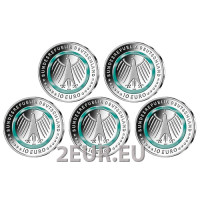 Germany 10 euro UNC 2022 - At the Service of Society - Nursing - ADFGJ