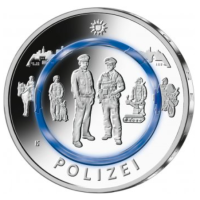 Germany 10 euro UNC 2024 - At the Service of Society - Police Germany 10 euro UNC 2024 - At the Service of Society - Police