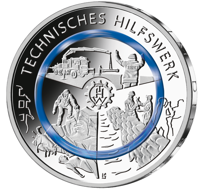 Alemania 10 euros UNC 2025 - Al Servicio de la Sociedad - Agencia de Asistencia Técnica por 14.00 € ✅