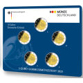 Germany 2 Euro coin set BU 2025 - 35 years of German unity - ADFGJ for 26.00 € ✅