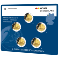 Alemania 2 Juego de monedas de euro BU 2026 - Bremen - ADFGJ por 27.90 € ✅