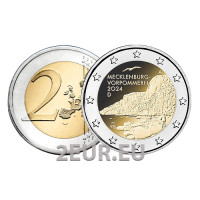 Alemania 2 euros UNC 2024 - Mecklemburgo-Pomerania Occidental - A