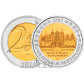 Alemania 2 euros UNC 2007 - Castillo de Schwerin - J - Hamburgo por 9.50 € ✅