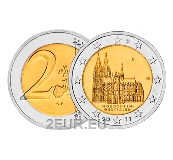 Alemania 2 euros UNC 2011 - Renania del Norte-Westfalia - D - Múnich por 7.70 € ✅