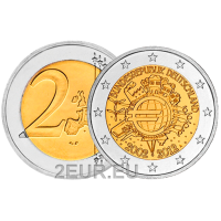 Alemania 2 euros UNC 2012 - 10 años de Euro Cash - A - Berlín