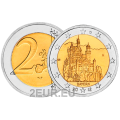 Alemania 2 euros UNC 2012 - BAVARIA - A - Berlín por 6.40 € ✅