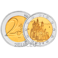 Alemania 2 euros UNC 2012 - BAVARIA - D - Munich
