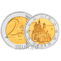 Alemania 2 euros UNC 2012 - BAVARIA - G - Karlsruhe