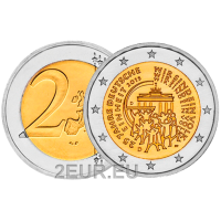 Alemania 2 euros UNC 2015 - 25 Años de la Unidad Alemana - J - Hamburgo