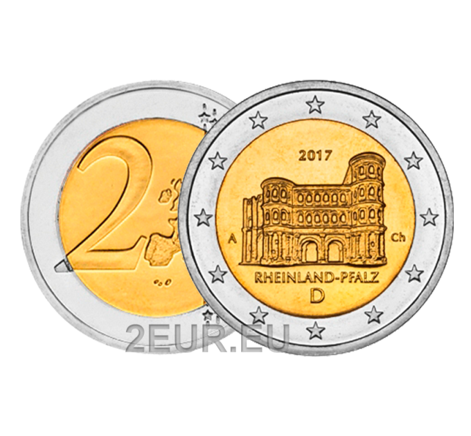 Alemania 2 euros UNC 2017 - Renania-Palatinado - A - Berlín por 6.00 € ✅