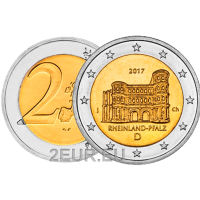 Alemania 2 euros UNC 2017 - Renania-Palatinado - J - Hamburgo