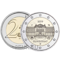 Alemania 2 euros UNC 2019 - Bundesrat - F - Stuttgart