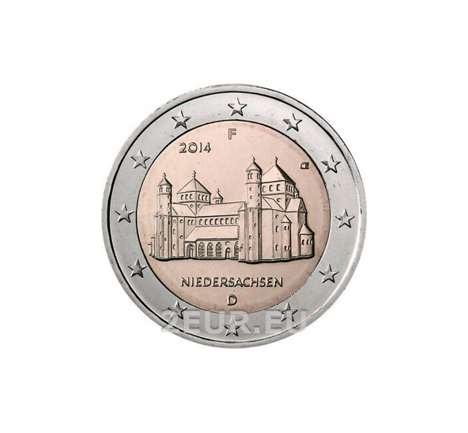 Alemania 2 euros UNC 2014 - NIEDERSACHSEN- F - Stuttgart por 6.30 € ✅