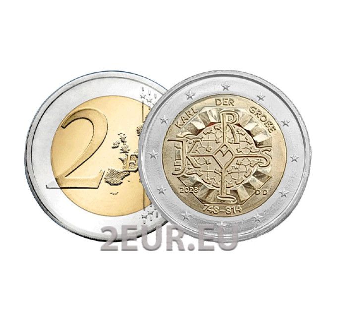 Alemania 2 euros UNC 2023 - 1275 Aniversario del Nacimiento de Carlomagno - D - Múnich por 4.00 € ✅