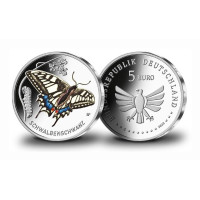 Alemania 5 euros UNC 2023-1 - El maravilloso mundo de los insectos - cola de golondrina