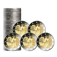 Alemania 2 euros rollo UNC 2019 - 30 años de la caída del Muro de Berlín - 1roll =5x5 ADFGJ