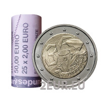 Alemania 2 euros rollo UNC 2022 - 35 Años del Programa Erasmus - F