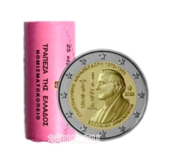 Grecia 2 euros de rollo 2023 – Rollo del 150º aniversario del nacimiento de Constantin Caratheodory por 80.00 € ✅