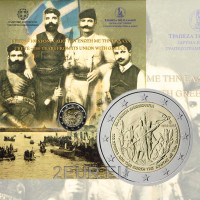 Grecia 2 euro BU 2013 - 100 Aniversario de la Unión de Creta con Grecia