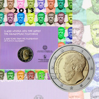 Grecia 2 euros BU 2013 - 2400 Aniversario de la Fundación de la Academia de Platón
