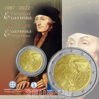 Grecia 2 euro BU 2022 - 35 Años del Programa Erasmus