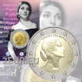 Grecia 2 euro BU 2023 - 100 Aniversario del Natalicio de María Callas por 49.50 € ✅
