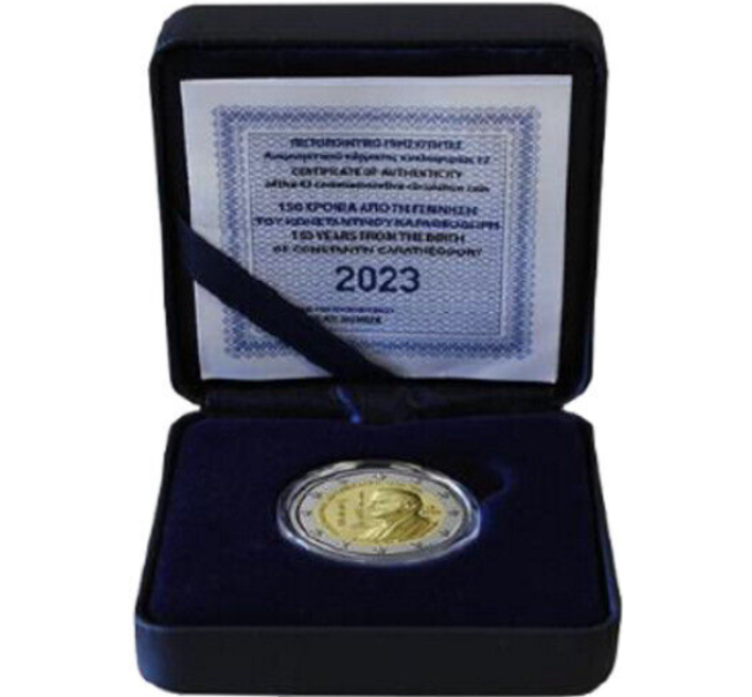 Grecia 2 euro Proof 2023 - 150º aniversario del nacimiento de Constantin Caratheodory por 215.00 € ✅