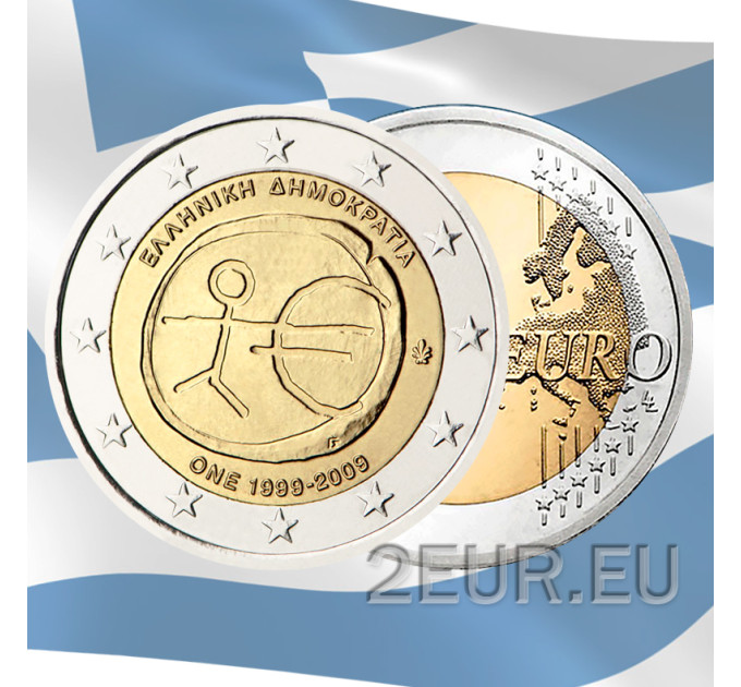 Grecia 2 euros UNC 2009 - EMU por 8.50 € ✅