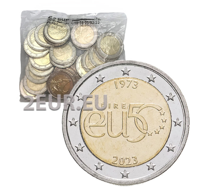Ireland 2 euro roll 2023 - 50 years of Ireland’s membership in the European Union for 75.00 € ✅