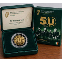 Ireland 2 euro proof 2026 - U2 50th Anniversary