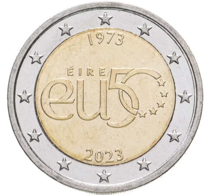 Ireland 2 euro UNC 2023 - 50 years of Ireland’s membership in the European Union for 5.50 € ✅
