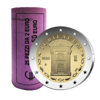Italy 2 euro UNC roll 2025 - Jubilee 2025