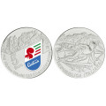 Italia 5 euros Plata BU 2021 - CAMPEONATO DEL MUNDO DE ESQUÍ ALPINO por 49.00 € ✅