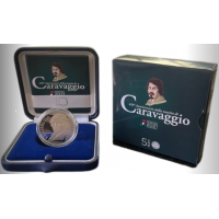 Italy 5 euro Silver PROOF 2021 - 450th Anniversary of the birth of Caravaggio