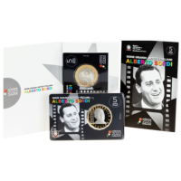 Italia 5 euros PROOF 2022 - Grandes artistas italianos - Alberto Sordi