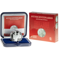 Italia 5 euros Plata BU 2022 - 800 años de la Universidad de Padua