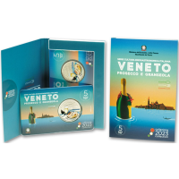 Italia 5 euros BU 2023 - Cultura gastronómica y vinícola italiana - Véneto - Prosecco y Granseola