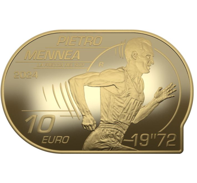 Italy 10 euro Silver PROOF 2024 - European Athletics Championships - Pietro Mennea for 89.00 € ✅
