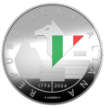 Italia 5 euros Plata PROOF 2024 - 250 aniversario de la fundación de la Guardia Financiera por 80.00 € ✅