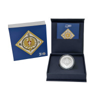 Italia 3 euros Plata BU 2025 - 120 aniversario de la fundación del ACI - Automóvil Club de Italia