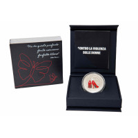 Italy 5 euro Silver BU 2025 - Against violence against women