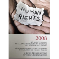 Italy 2 euro BU 2008 - HUMAN RIGHTS Italy 2 euro BU 2008 - HUMAN RIGHTS