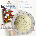 Italy 2 euro BU 2022 - 35 Years of the Erasmus Programme for 13.50 € ✅