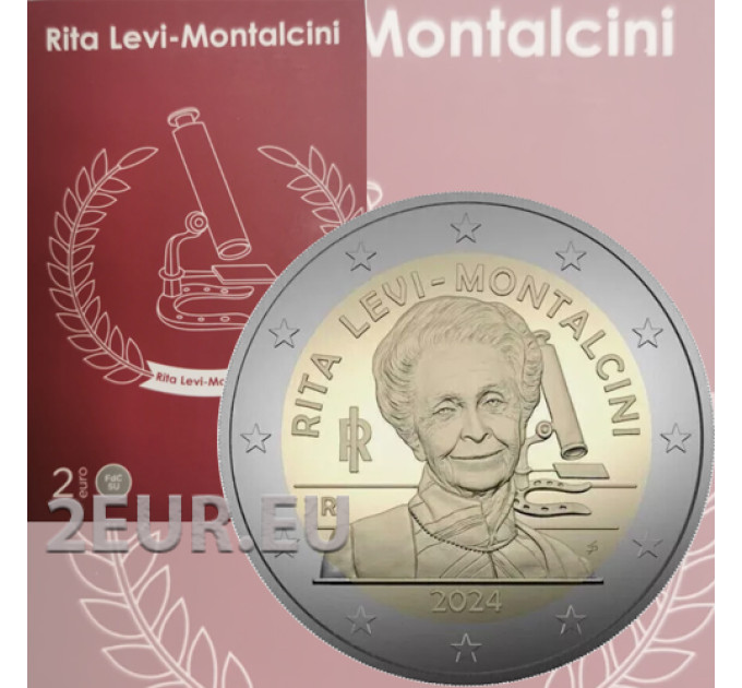 Italia 2 euros BU 2024 - Rita Levi-Montalcini por 16.00 € ✅