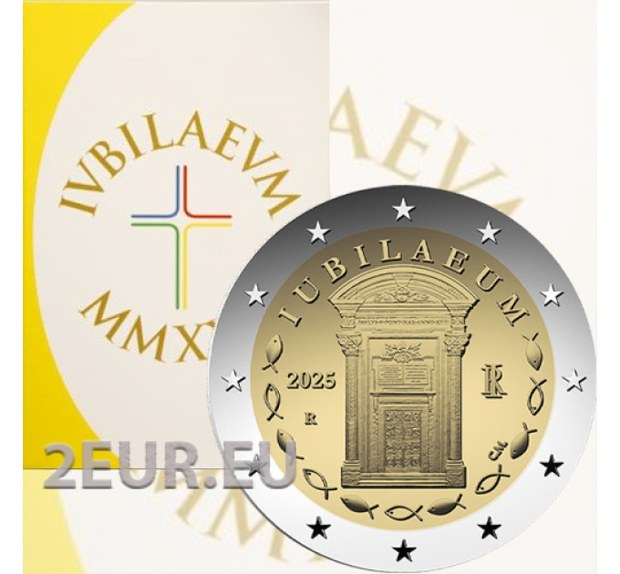 Italy 2 euro BU 2025 - Jubilee 2025 for 16.50 € ✅