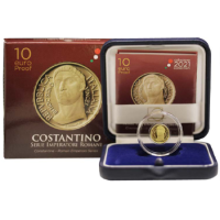 Italia 10 euros oro proof 2021 - Serie Emperadores Romanos - Costantino