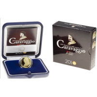 Italia 20 euros Oro PROOF 2021 - 450 aniversario del nacimiento de Caravaggio